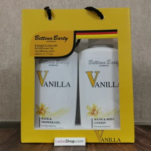 SET QUÀ TẶNG Bettina Barty Vanilla Sữa tắm + Dưỡng thể hương vanilla, 2x500ml