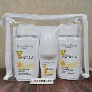 SET QUÀ TẶNG Bettina Barty Vanilla Sữa tắm + Dưỡng thể + Lăn khử mùi, 3 món