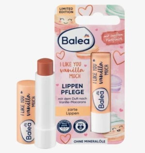 Son dưỡng Balea Lippenpflege I like You vanilla much, 4,8 g