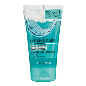 Sữa rửa mặt Rival de Loop Clean & Care Waschgel cho da thường và da hỗn hợp, 150ml