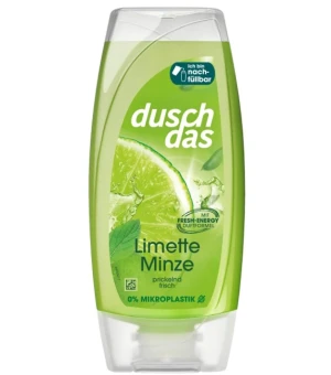 Sữa tắm Duschdas Limette küsst Minze chiết xuất chanh bạc hà, 250ml