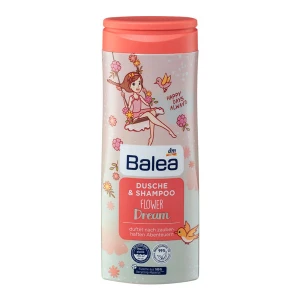 Sữa tắm gội trẻ em Balea Dusche & Shampoo Flower Dream bé gái, 300ml