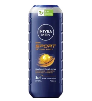 Tắm gội nam NIVEA MEN Sport, 500 ml