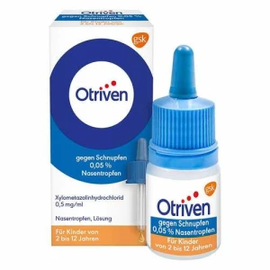Thuốc nhỏ mũi Otriven 0,05% Nasentropfen cho trẻ em từ 2-6 tuổi, 10ml