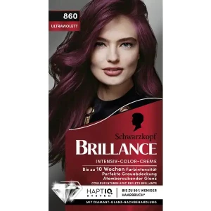Thuốc nhuộm tóc Brillance Intensiv Color Creme 860 Ultraviolett - màu tím vilolet, 1 hộp