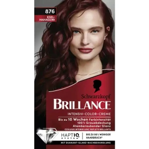 Thuốc nhuộm tóc Brillance Intensiv Color Creme 876 Edel-Mahagoni - màu gỗ gụ, 1 hộp