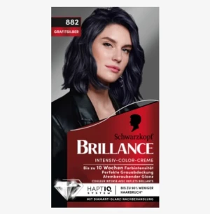 Thuốc nhuộm tóc Brillance Intensiv Color Creme 882 Grafitsilber - màu ánh bạc than chì, 1 hộp