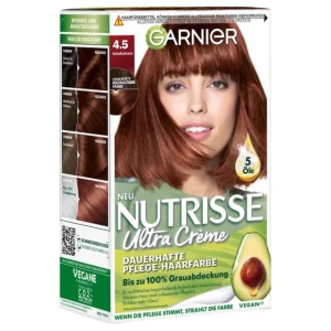 Thuốc nhuộm tóc Garnier Nutrisse 4.5 Schokobraun - màu nâu socola sáng, 1 hộp