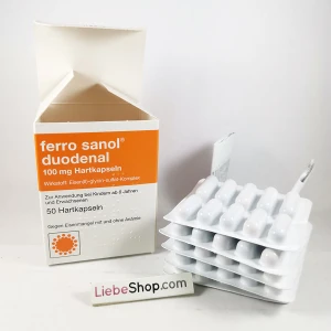 Viên sắt FERRO SANOL duodenal cho người lớn và trẻ em, 50 viên