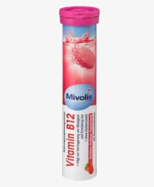 Viên sủi Mivolis Vitamin B12 tăng cường sức khỏe, giảm mệt mỏi, 20 viên