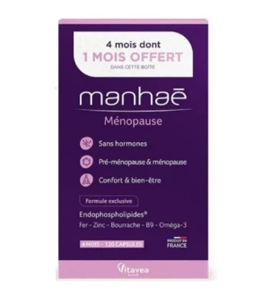 Viên uống Manhae Menopause cân bằng nội tiết tố nữ, 120 viên
