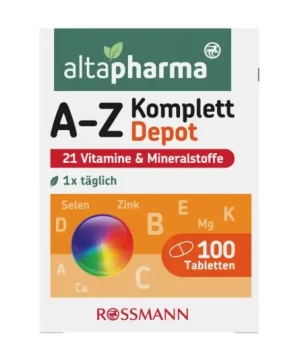 Vitamin tổng hợp altapharma A-Z Depot, 100 viên
