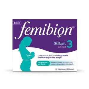 Vitamin tổng hợp FEMIBION 3 Stillzeit cho phụ nữ sau sinh và cho con bú, hộp 4 tuần (2 28 viên)
