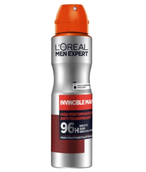 Xịt khử mùi nam Loreal Men Expert Invincible Man, 150ml
