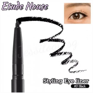 CHÌ KẺ VIỀN MẮT DẠNG BÚT VẶN KHÔNG LEM Styling EYE LINER ETUDE HOUSE- 01 Black