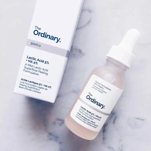 Serum The Ordinary Lactic Acid 5% HA 2% 30ml Tẩy tế bào chết không gây kích ứng