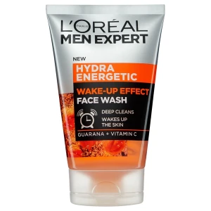 Sữa rửa mặt làm sáng da cho nam L'Oreal Men Expert Hydra Energetic Wake-up Effect with Guarana Vitamin C - 100 ml