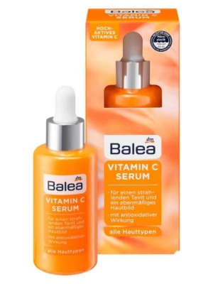 Balea Vitamin C Serum Giúp Da Trắng Sáng, Đều Màu, 30ml