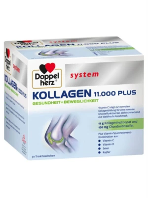 Collagen Thủy Phân Doppelherz Kollagen 11.000 Plus, 30 x 25 ml