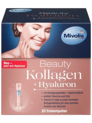 Collagen Thuỷ Phân Mivolis Beauty Kollagen Hyaluron, 20 x 25 ml