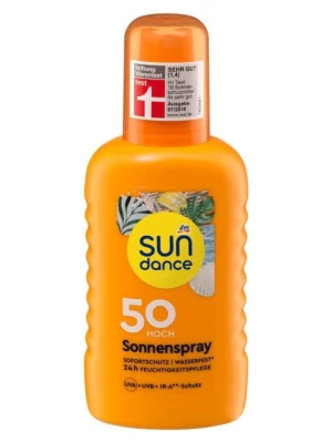 Kem Chống Nắng Sundance SPF 50 Dạng Xịt Sữa, 200 ml