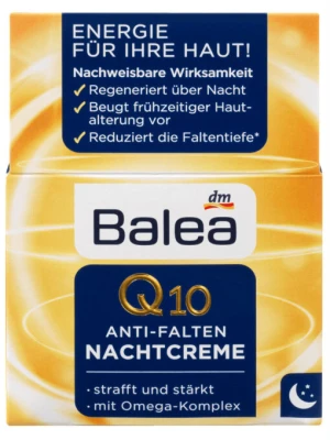 Kem Dưỡng Da Balea Q10 Ban Đêm, 50 ml