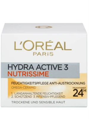 Kem Dưỡng Da Loreal Hydra Active 3 Nutrissime Ban Ngày, 50 ml