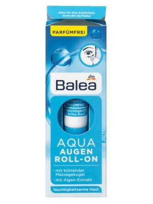 Kem Dưỡng Mắt Balea Aqua Dạng Bút Lăn Mát Xa, 15 ml