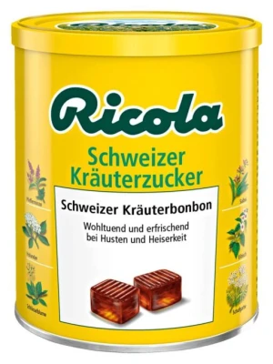 Kẹo Ngậm Thảo Dược Giảm Ho Khàn Giọng Ricola, 250 g