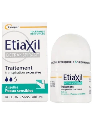 Lăn Khử Mùi Etiaxil Detranspirant Traitement Cho Da Nhạy Cảm, 15 ml