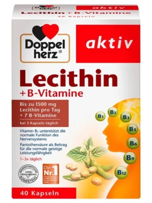 Mầm Đậu Nành Doppelherz Lecithin 1500 mg + Vitamin B