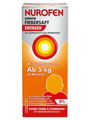 Siro Hạ Sốt Nurofen 2% Cho Bé Từ 6 Tháng Tuổi, 100 ml
