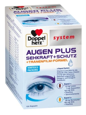 Thuốc Bổ Mắt Doppelherz System Augen Plus, 120 Viên