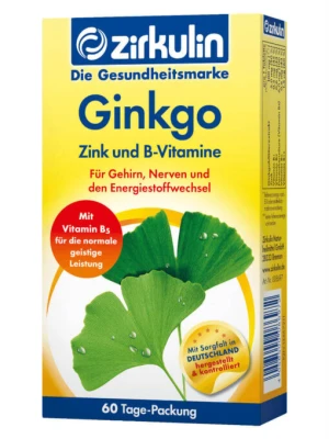 Thuốc Bổ Não Zirkulin Ginkgo, 60 Viên