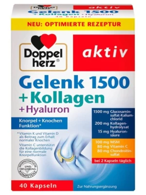 Thuốc Bổ Xương Khớp Doppelherz Gelenk 1500 Kollagen, 40 Viên