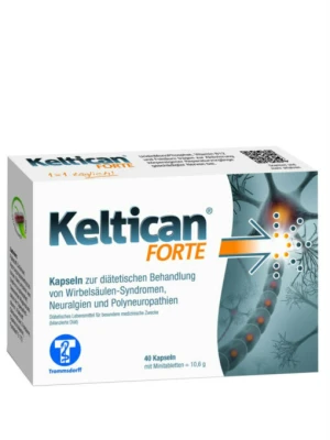 Thuốc Điều Trị Thoái Hóa Cột Sống, Thoát Vị Đĩa Đệm Keltican Forte, 40 Viên Nang