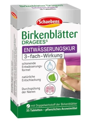 Thuốc Giảm Cân Schaebens Birkenblatter Dragees, 35 Viên