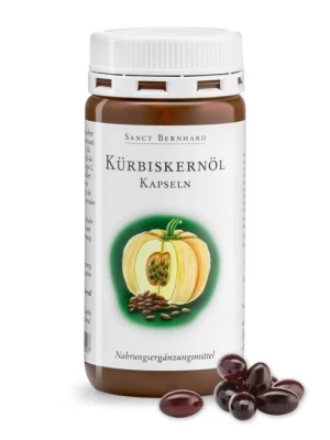 Thuốc Trị Tiểu Đêm Sanct Bernhard Kurbiskernol Kapseln, 150 Viên