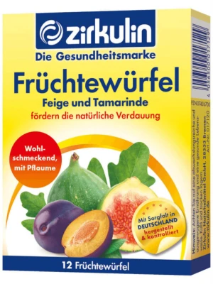 Trái Cây Giàu Chất Xơ Zirkulin Fruchtewurfel, 12 Khối