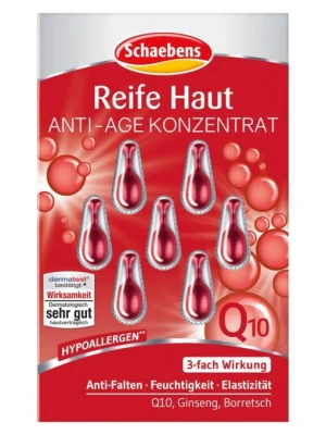 Viên Nang Dưỡng Da Schaebens Giảm Mờ Nếp Nhăn, 7 Viên