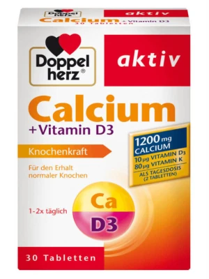 Viên Uống Doppelherz Calcium D3 1200, 30 Viên