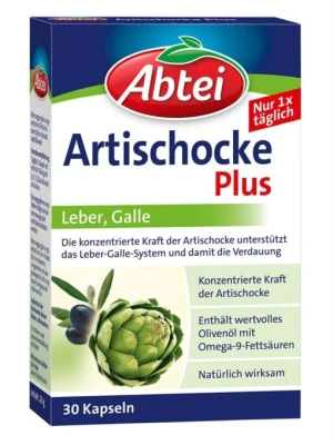 Viên Uống Mát Gan Giải Độc Abtei Artischocke, 30 Viên
