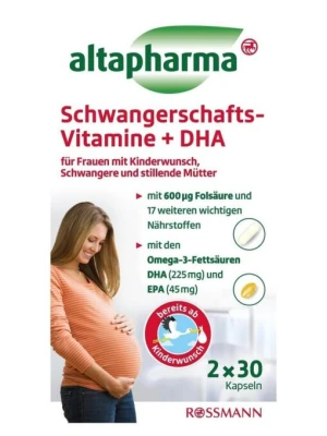 Vitamin Tổng Hợp Cho Bà Bầu Altapharma + DHA