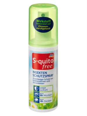 Xịt Chống Muỗi Đốt Và Côn Trùng Cắn S quito free, 100ml