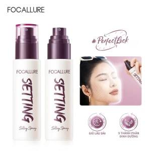 Chai xịt khóa cố định lớp trang điểm Focallure không bị nhòe, lâu trôi