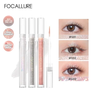 Nhũ kẻ mắt Focallure kim tuyến chống thấm nước