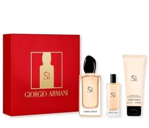 Bộ 3 món Nước hoa nữ Giorgio Armani Sì Passione EDP Gift Set - Chuẩn Mỹ