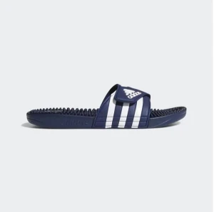 Dép có gai mềm dẻo massage thư giãn xanh trắng, unisex Adidas ADISSAGE SLIDES Auth