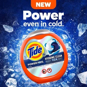 Viên giặt sạch sâu Tide Hygienic Clean Power Pods Original thùng 45 viên nhập Mỹ