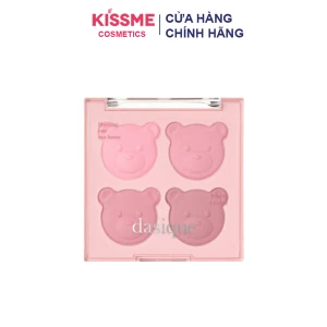 BST My Bear Collection Bảng Má Hồng Dasique Blending Mood Cheek - 17 Mauve Bear